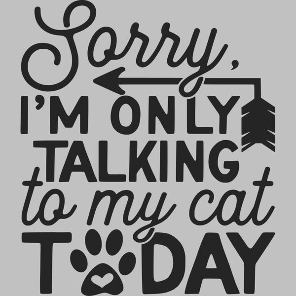 sorry im only talking to my cat today Thumbnail