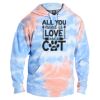 Tie-Dyed Fleece Hooded Sweatshirt Thumbnail