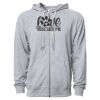 Icon Unisex Lightweight Loopback Terry Full-Zip Hooded Sweatshirt Thumbnail