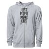 Icon Unisex Lightweight Loopback Terry Full-Zip Hooded Sweatshirt Thumbnail