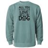 Unisex Midweight Pigment-Dyed Crewneck Sweatshirt Thumbnail